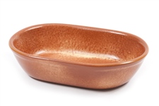 Lazanjera - glinena posuda za pečenje i serviranje, ovalna